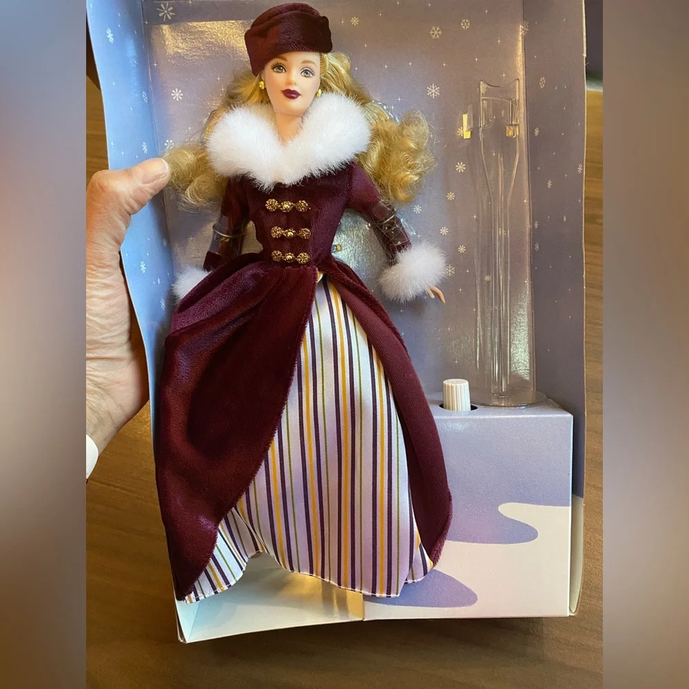 Brand New Special Edition Victorian Ice Skater Barbie Doll Mattel - Picture 16 of 16